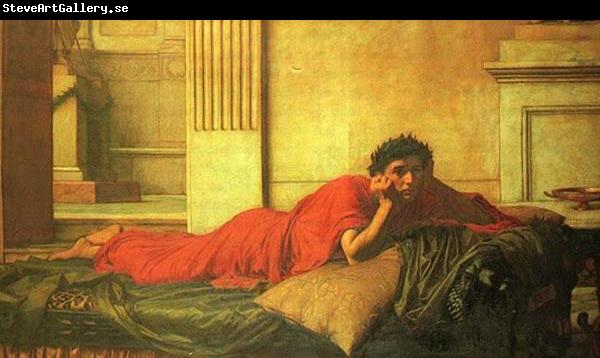 John William Waterhouse The Remorse of the Emperor Nero after the Murder of his Mother